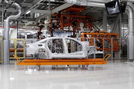 Audi A8 2017 Spaceframe Alu Leichtbau Karosserie