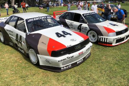 Audi 100 IMSA (links), Audi 80 IMSA (rechts) Audi 100 IMSA (links), Audi 80 IMSA (rechts)