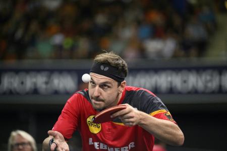 Tischtennis: Boll von Teamkollege Dang Qiu entthront Tischtennis: Boll von Teamkollege Dang Qiu entthront
