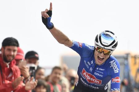 Vine feiert zweiten Tagessieg - Evenepoel weiter Führender Vine feiert zweiten Tagessieg - Evenepoel weiter Führender