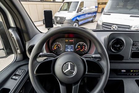 Mercedes e-Sprinter Transporter mit Elektroantrieb
