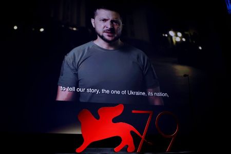 Filmfest von Venedig startet mit Botschaft von Wolodymyr Selenskyj Filmfest von Venedig startet mit Botschaft von Wolodymyr Selenskyj