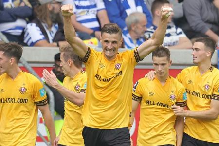 3. Liga: Dresden schafft in Duisburg dritten Sieg in Folge 3. Liga: Dresden schafft in Duisburg dritten Sieg in Folge