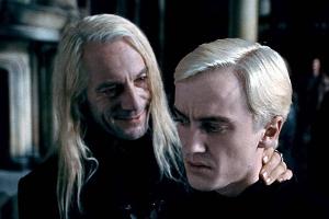 Draco und Lucius Malfoy: Familienreunion der "Harry Potter"-Schurken
