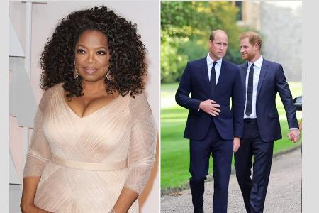 Oprah Winfrey glaubt an eine Versöhnung zwischen William und Harry Oprah Winfrey glaubt an eine Versöhnung zwischen William und Harry