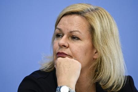 Vor der Auslosung: Faeser fordert EM-Ausschluss von Belarus Vor der Auslosung: Faeser fordert EM-Ausschluss von Belarus