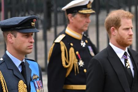 Kein Augenkontakt, keine Nähe: Harry und William wahren Distanz Kein Augenkontakt, keine Nähe: Harry und William wahren Distanz