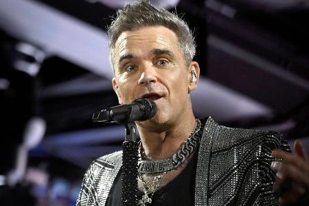 Robbie Williams: Seltenes Bild seiner vier Kinder Robbie Williams: Seltenes Bild seiner vier Kinder