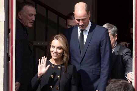 Nach Staatsbegräbnis der Queen: Kate und William danken den Helfern Nach Staatsbegräbnis der Queen: Kate und William danken den Helfern