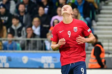 Trotz Haaland-Tor: Erste Niederlage für Norwegen Trotz Haaland-Tor: Erste Niederlage für Norwegen