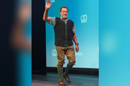 Wiesn, Messe und wichtige Botschaft: Arnold Schwarzenegger in München Wiesn, Messe und wichtige Botschaft: Arnold Schwarzenegger in München
