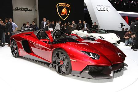 Lamborghini Aventador J, Autosalon Genf 2012, Messe, Sportwagen