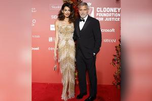 Erste Preisverleihung in New York: Amal Clooney stiehlt allen die Show