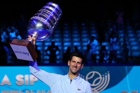 Djokovic feiert in Tel Aviv dritten Saisonsieg Djokovic feiert in Tel Aviv dritten Saisonsieg