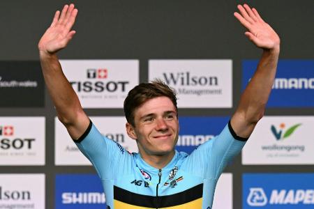 Rad-WM: Evenepoel gewinnt Straßenrennen als Solist Rad-WM: Evenepoel gewinnt Straßenrennen als Solist