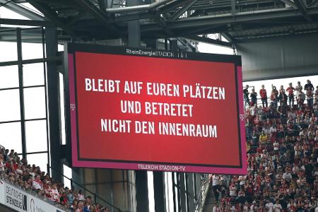 Nach Platzsturm: DFB-Bundesgericht verlegt FC-Termin Nach Platzsturm: DFB-Bundesgericht verlegt FC-Termin