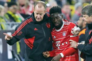 Davies erleidet Schädelprellung