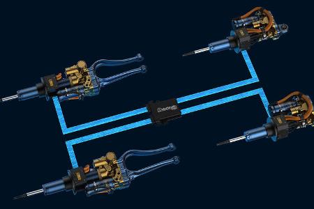 Multimatic TrueActive Spool Valve (TASV) Federbein