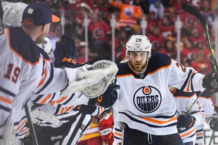 NHL: Erste Saisonniederlage für Draisaitls Oilers NHL: Erste Saisonniederlage für Draisaitls Oilers