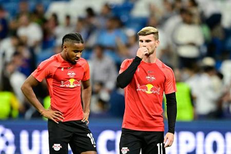 Werner und Nkunku fehlen Leipzig im DFB-Pokal Werner und Nkunku fehlen Leipzig im DFB-Pokal