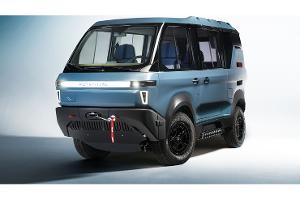 Elektro-Van mit 612 PS als Offroad-Camper