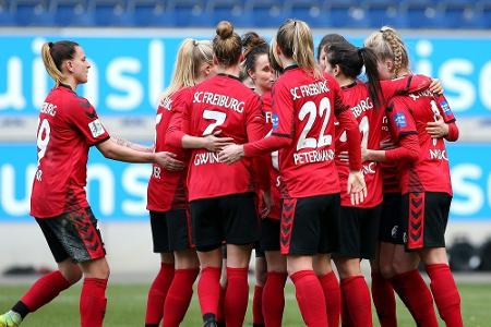 Frauen-BL: Minge lässt Freiburg gegen Leverkusen jubeln Frauen-BL: Minge lässt Freiburg gegen Leverkusen jubeln
