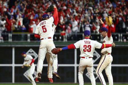 Baseball: Astros und Phillies erreichen World Series Baseball: Astros und Phillies erreichen World Series