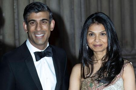 Premier Rishi Sunak und Akshata Murthy: Familie, Vermögen und Herkunft Premier Rishi Sunak und Akshata Murthy: Familie, Vermögen und Herkunft