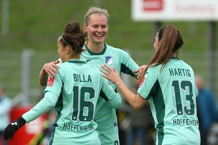 3:3 in Hoffenheim: Eintracht-Frauen verpassen Tabellenspitze 3:3 in Hoffenheim: Eintracht-Frauen verpassen Tabellenspitze