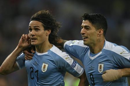 WM: Uruguay setzt auf Suarez und Cavani WM: Uruguay setzt auf Suarez und Cavani
