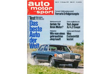 75 Jahre AMS 11.02.2021 Mercedes 450 SEL.