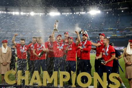 England doppelter Kricket-Weltmeister England doppelter Kricket-Weltmeister