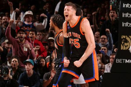 Nach Rekordviertel: Hartenstein verliert mit den Knicks Nach Rekordviertel: Hartenstein verliert mit den Knicks