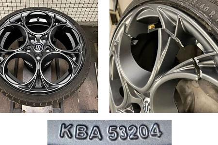 Rückruf KBA Leichtmetallfelge Esseruote Scuderia 1775