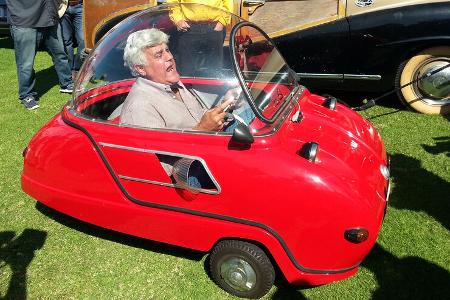 Jay Leno in einem Peel Trident