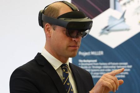 Prinz William: Mit VR-Brille auf dem Militärflugplatz Prinz William: Mit VR-Brille auf dem Militärflugplatz