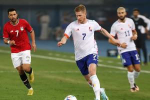 Belgien verliert letzten WM-Test gegen Ägypten