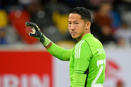 Japan-Torwart Schmidt vor Deutschland-Spiel: Japan-Torwart Schmidt vor Deutschland-Spiel:
