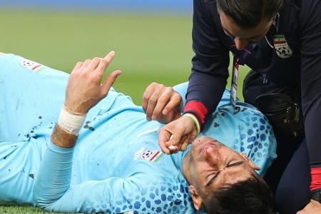 Iran-Keeper Beiranvand mit Verdacht auf Gehirnerschütterung Iran-Keeper Beiranvand mit Verdacht auf Gehirnerschütterung