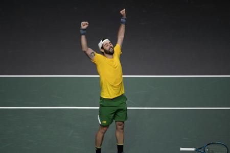 Davis Cup: Australien zieht ins Halbfinale ein Davis Cup: Australien zieht ins Halbfinale ein
