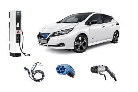 Nissan Leaf, Anschluesse
