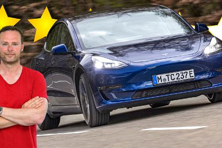 Tesla Model 3 Long Range 2021 Elektroauto Supertest Bloch