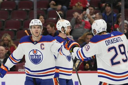 NHL:Draisaitl und Peterka treffen jeweils NHL:Draisaitl und Peterka treffen jeweils