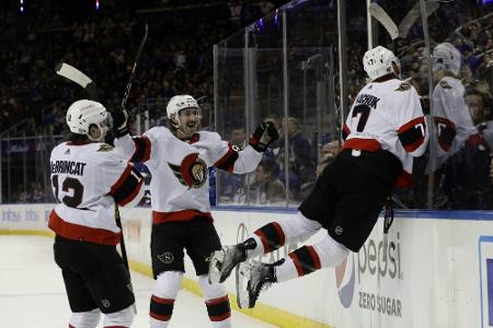 NHL: Neuntes Saisontor für Stützle bei Ottawa Senators NHL: Neuntes Saisontor für Stützle bei Ottawa Senators