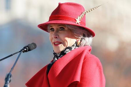 Jane Fonda spricht bei Klima-Kundgebung in Washington D.C. Jane Fonda spricht bei Klima-Kundgebung in Washington D.C.