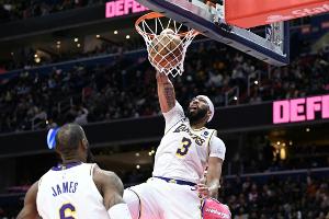 NBA: 55 Punkte von  Davis für die Lakers