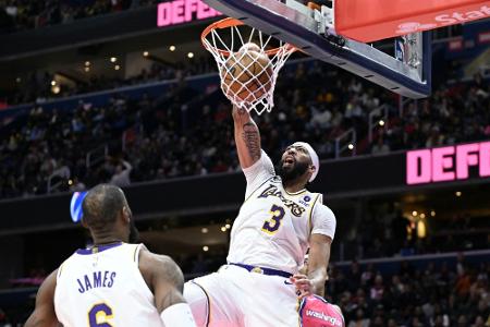 NBA: 55 Punkte von Davis für die Lakers NBA: 55 Punkte von Davis für die Lakers