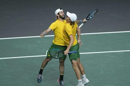 Davis Cup: Überraschungsdoppel führt Australien ins Finale Davis Cup: Überraschungsdoppel führt Australien ins Finale