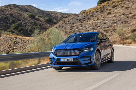 Skoda Enyaq RS iV Fahrbericht Sperrfr. 05.12. 1600Uhr