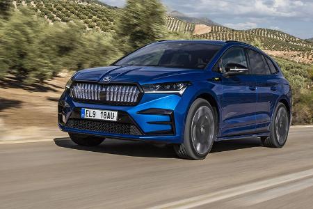 Skoda Enyaq RS iV Fahrbericht Sperrfr. 05.12. 1600Uhr